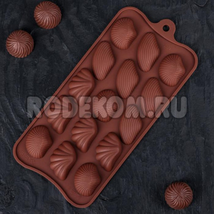 Силиконовая форма для конфет - Ракушки (2854847)