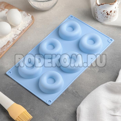 Форма для выпечки "Пончики" 6 яч. (3626731)