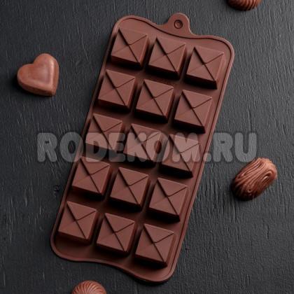 Силиконовая форма для конфет - Конверт (4293911)