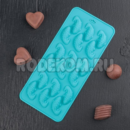 Силиконовая форма для конфет - Золотая рыбка (4624821)