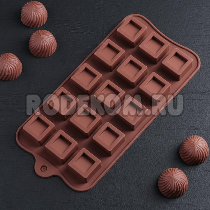 Силиконовая форма для конфет - Кубики (549322)