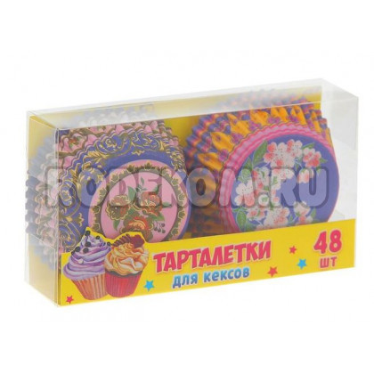 Набор тарталеток "Цветы" 48 шт