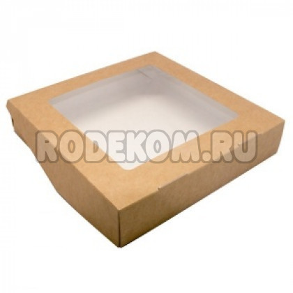 Упаковка ECO TABOX 1500 с окошком, 200х200х45мм
