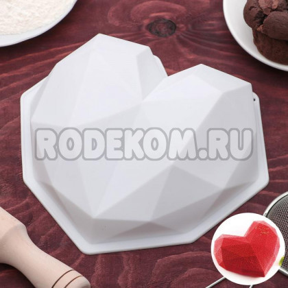 Форма для муссовых десертов и выпечки «Геометрия любви» (2582047)