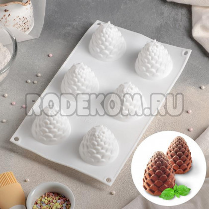 Форма для муссовых десертов и выпечки «Шишки» (2854656)