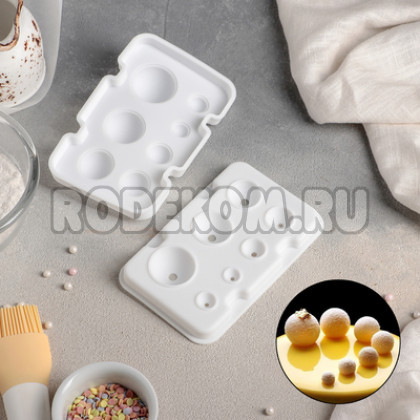 Форма для муссовых десертов и выпечки «Шарики» (2582019)