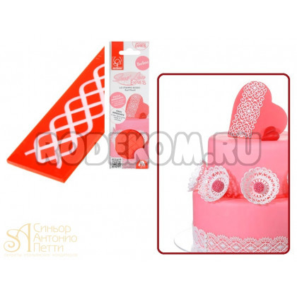 Рельефный резиновый коврик Modecor Sweet Lace - Berlino, 4*16,5см. (31204)