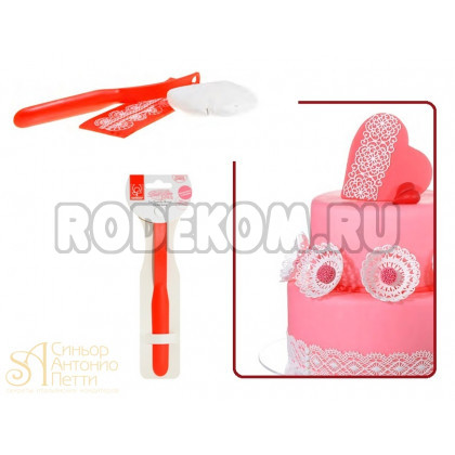 Пластиковая лопатка Modecor Sweet Lace, 11см. (31209)