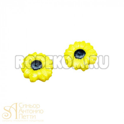 Мармеладные фигурки - Подсолнухи, 40шт. (JEL SUNFLOWER)