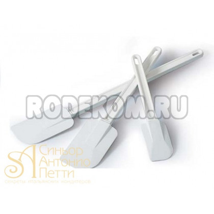Резиновая лопатка с пластиковой ручкой, 35см. (MEL 350)