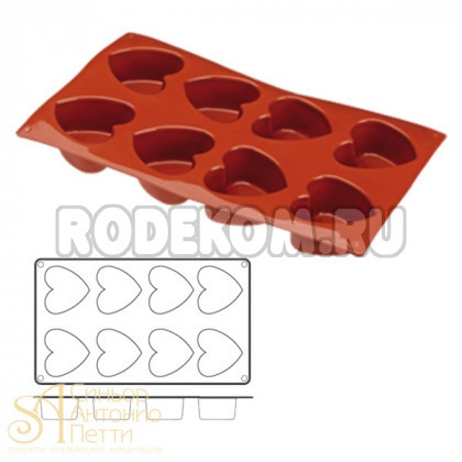 Форма для выпечки HappyFlex - Сердце (HF 03132)