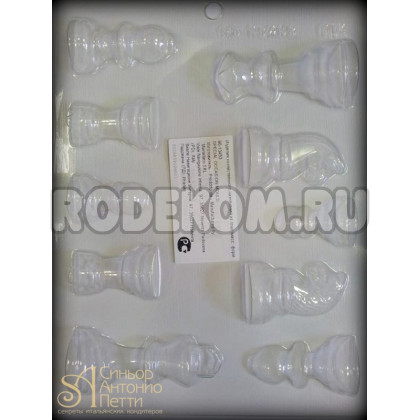 Форма для отливки шоколадных фигурок - Шахматные фигурки (90-13453)