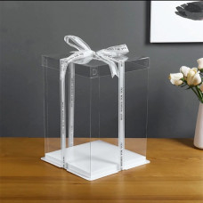 Коробка для торта 220×220×240ммПремиум