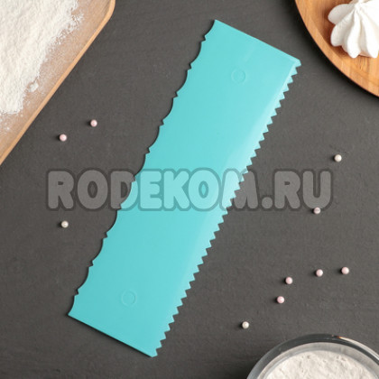 Пластмассовый скребок - Узор, 25*7см. (4314199)